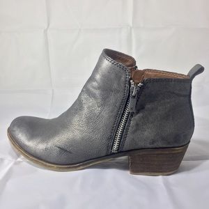 🎉Sold!🎉 Lucky ‘Basel’ Bootie in Pewter, Sz. 9